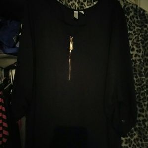 Black and Gold blouse
